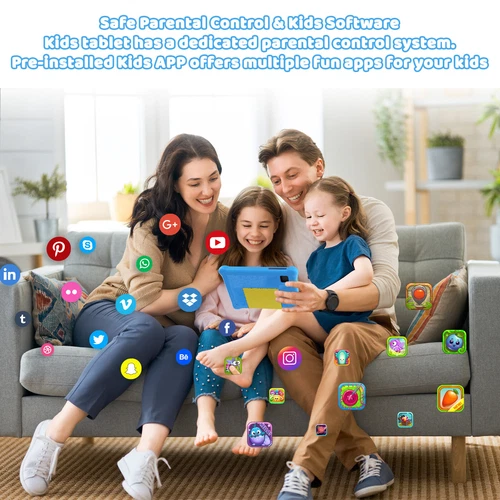 New Kids Tablet 7'' Android 12 Tablet for Kids, 5+32GB 5000mAh Parental Control - Picture 6 of 7