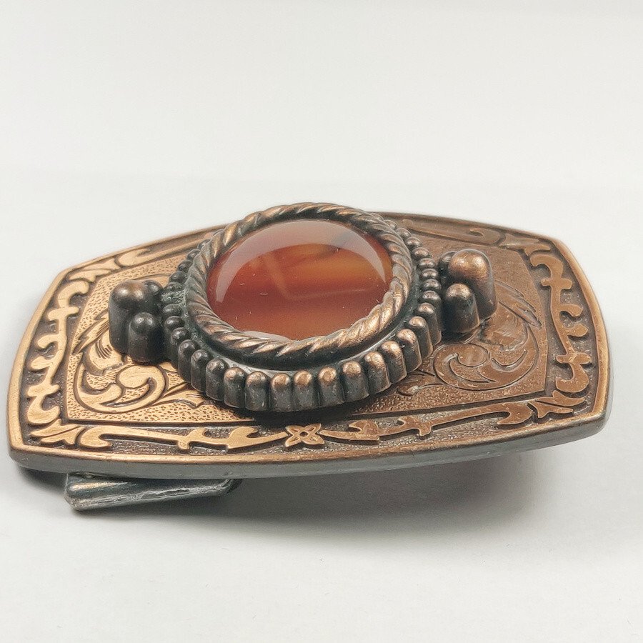 Western Copper Translucent Brown  Agate Cabochon … - image 2
