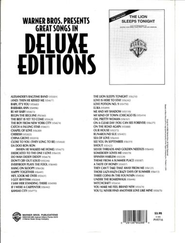 DANNY ELFMAN Piano Sheet Music RICHIE'S SPEECH from MARS ATTACKS Eye-Popping '97 - Picture 6 of 6