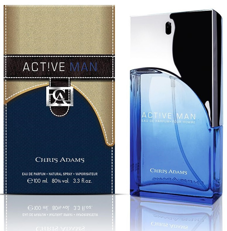CHRIS ADAMS ACTIVE MAN EAU DE PARFUM FOR MEN LIMITED EDITION BEST