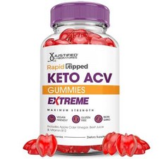 Rapid Ripped Keto ACV Gummies Advanced Formula 2000MG Rapidripped Keto Gummie...