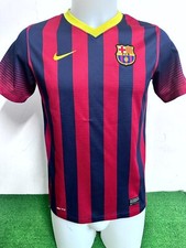 MAGLIA BARCELONA NO MATCH WORN INDOSSATA SHIRT VINTAGE CAMISETA 2013/2014