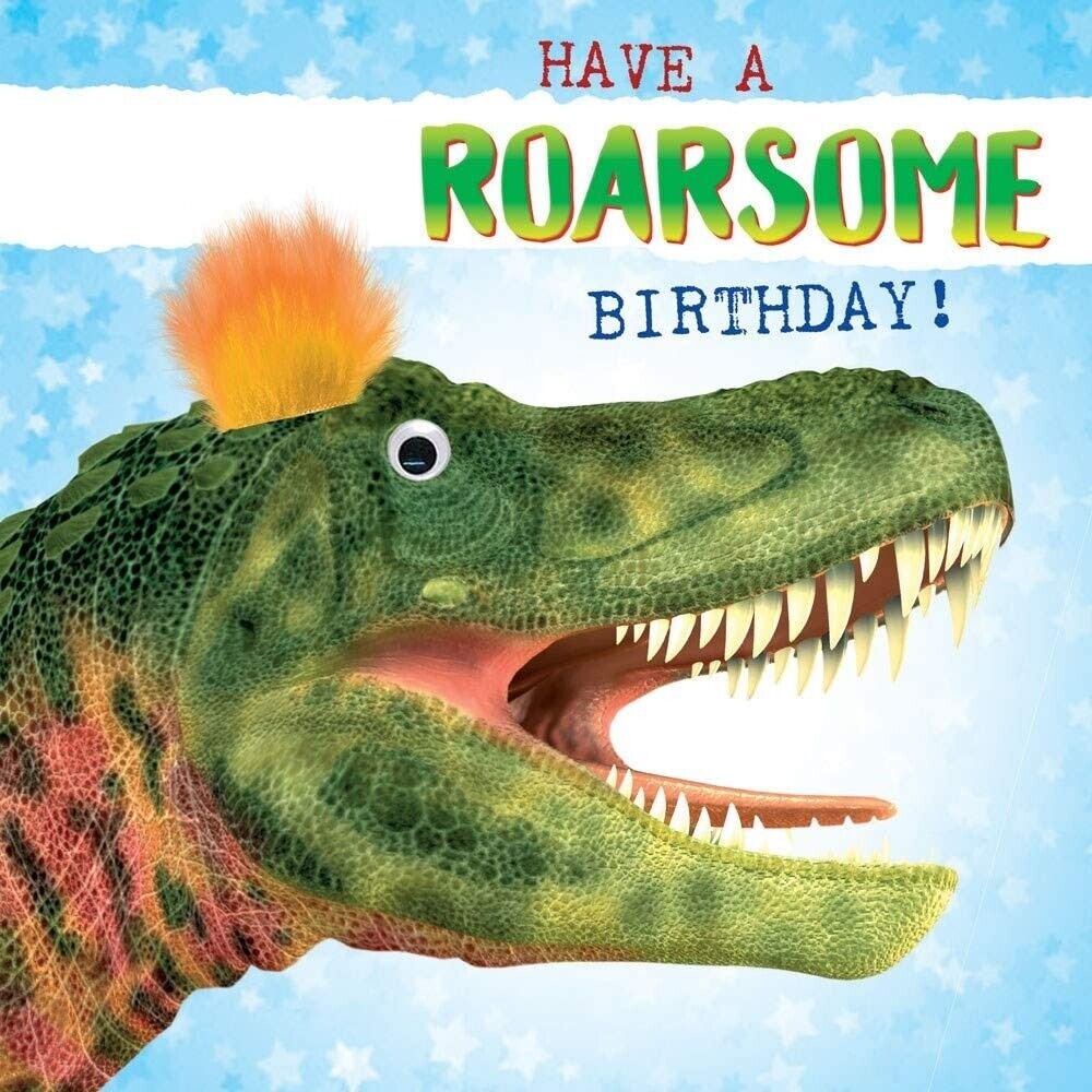 Roarsome Birthday Card, Dinosaur Birthday Card, Dino Birthday Card, Cute  Dinosaur Birthday Card