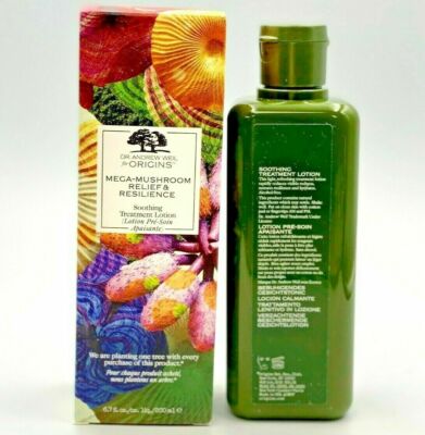 Origins Mega-Mushroom Relief Resilience Soothing Treatment Lotion 6.7 oz LE NIB