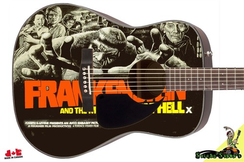 Guitar Skin Axe Wrap Re-skin Vinyl Decal DIY Frankenstein 1931 Theme 231 - Picture 18 of 44