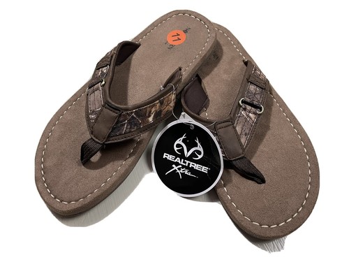 realtree memory foam flip flops