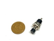 Black switch 7mm Mini Momentary On/Off Normally open Micro Push Button SPST B10