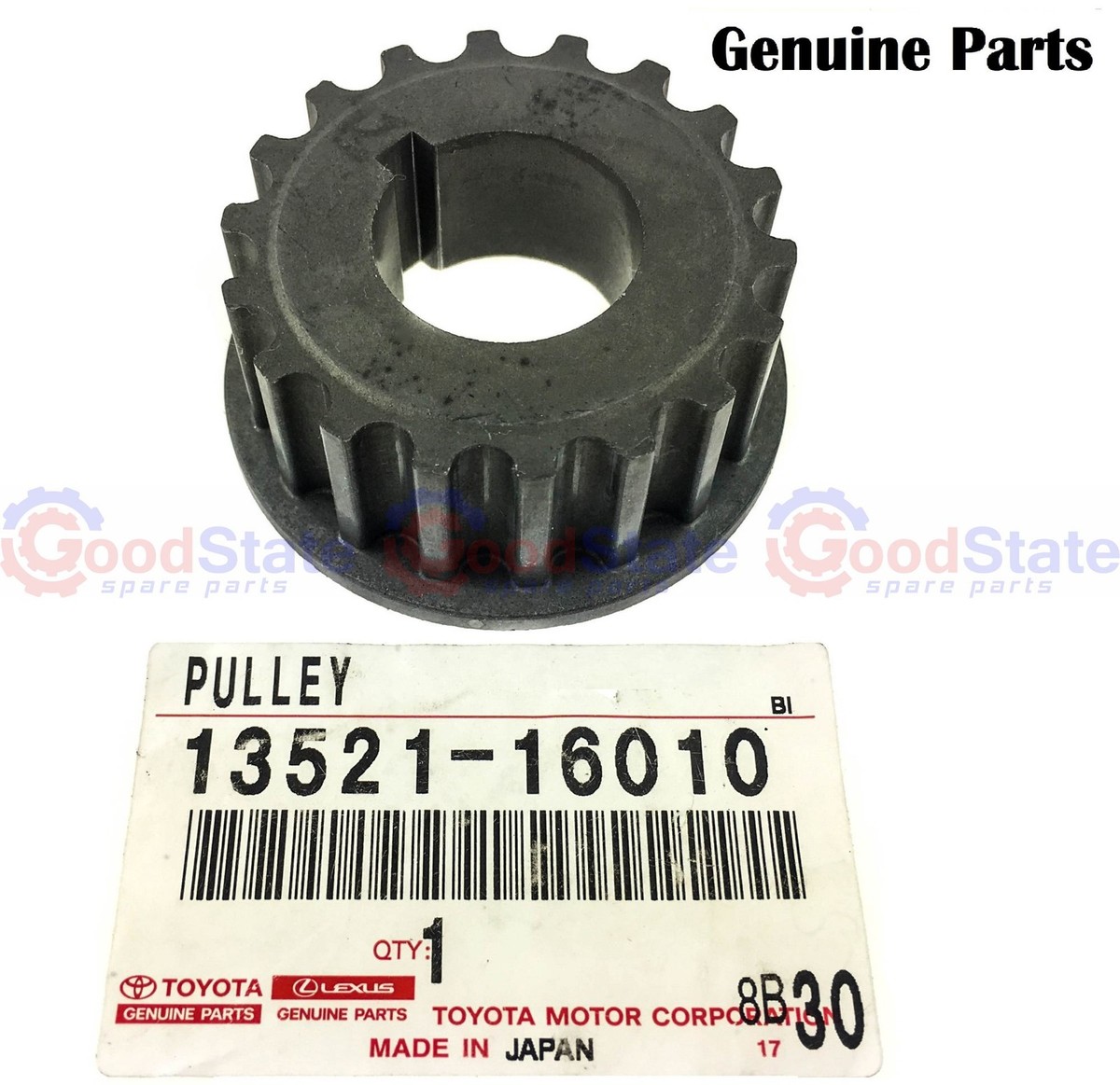 Genuine MR2 AW11 4AG 4AGE 4AGZE Crankshaft Timing Gear Sprocket