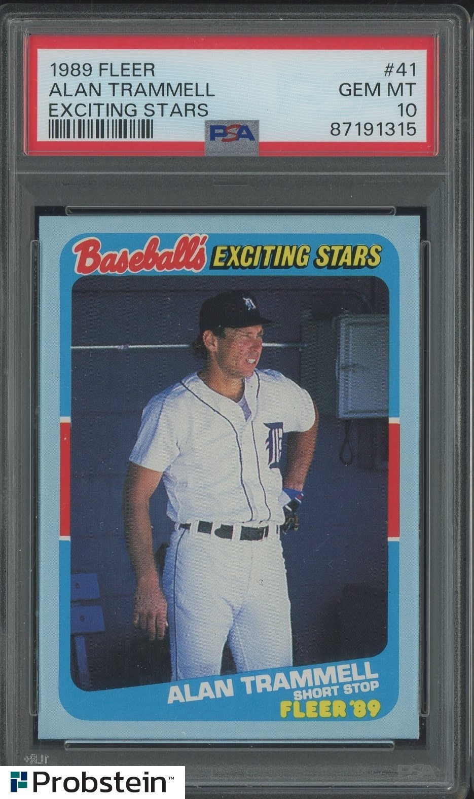 Alan Trammell #41 2024 Panini Select Baseball Signature Selections