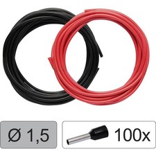 Quadrios 25CW128 Single Wire LiFY 1.5mm  Red, Black 1 KIT