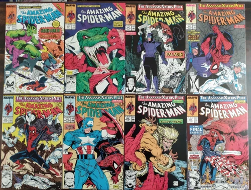 AMAZING SPIDER-MAN TODD MCFARLANE LOT 312 313 320-325 ASSASSIN NATION EXCELSIOR!