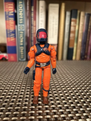 1990 Hasbro GIJoe Lampreys Cobra Enemy Sonic Fighter Figure Broken Crotch