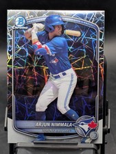 2025 Bowman Draft Arjun Nimmala #BDC-35 Lazer Refractor
