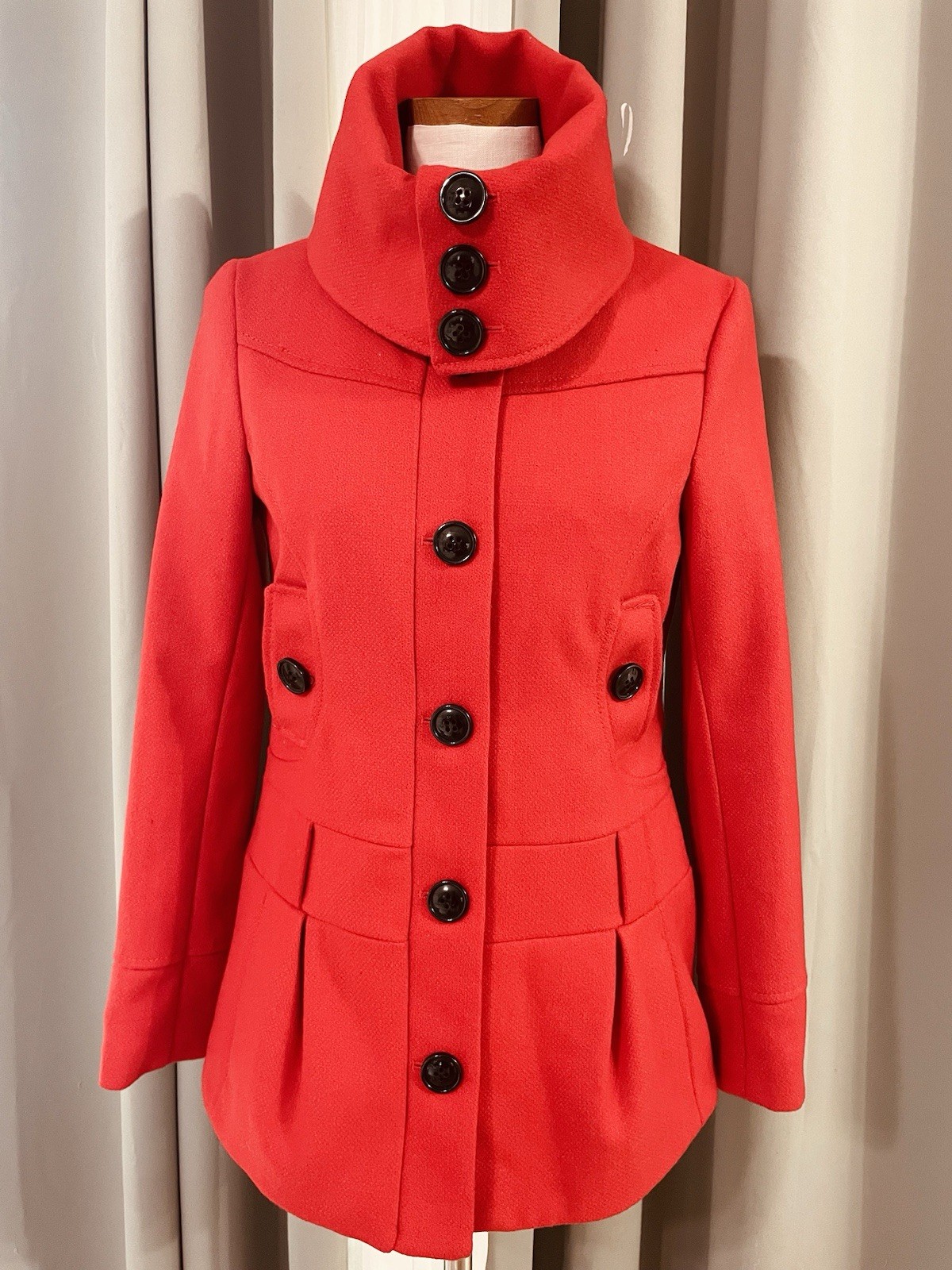 Divided by H&M Women's Jacket Size 10 Red Long Sleeve