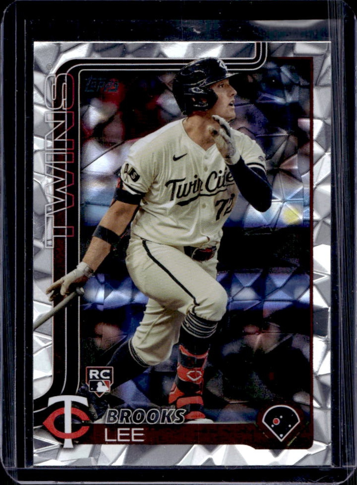 2025 Topps Brooks Lee RC Diamante Foil Rookie #317 Twins