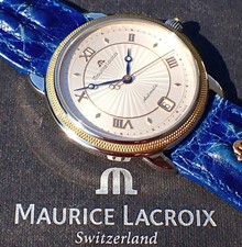 Super-seltene Maurice Lacroix - Les Mécaniques „Date“, Stahl-/18K-Massivgold
