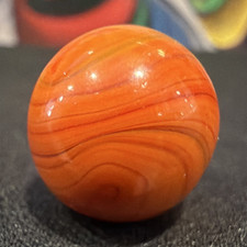 Akro agate tight line corkscrew marble. lot 44