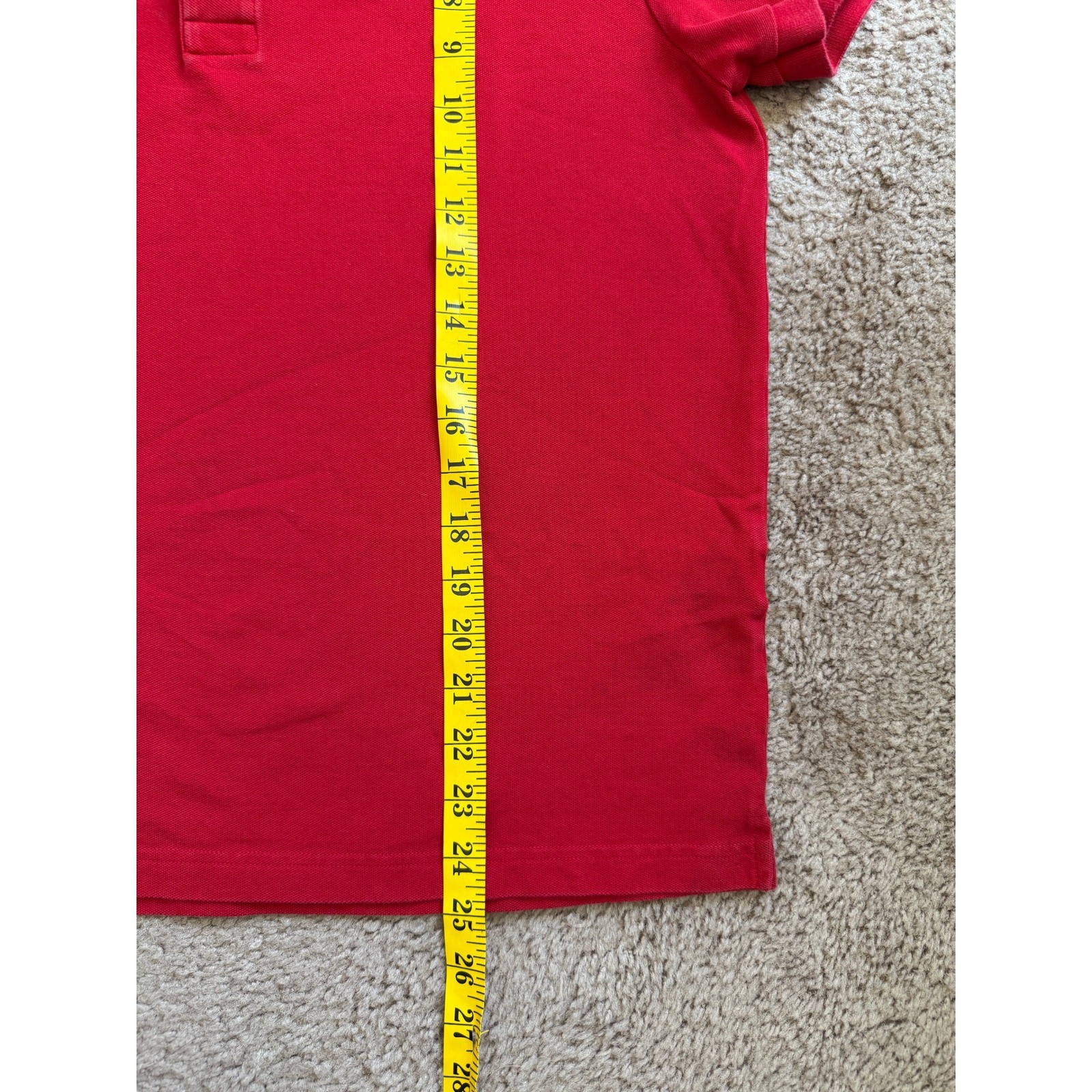 Lacoste Polo Shirt Mens Medium Red 4 Slim Fit Short Sleeve Crocodile Logo thumbnail 7