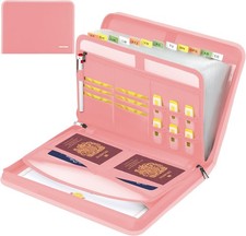 Accordion File Organizer,13 Pockets Fireproof Expanding File Folder with Multi