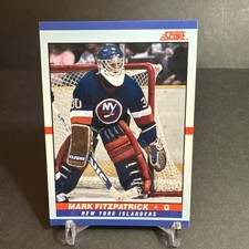 1990 Score YOUNG SUPERSTAR Hockey #32 Mark Fitzpatrick ISLANDERS EX/NM