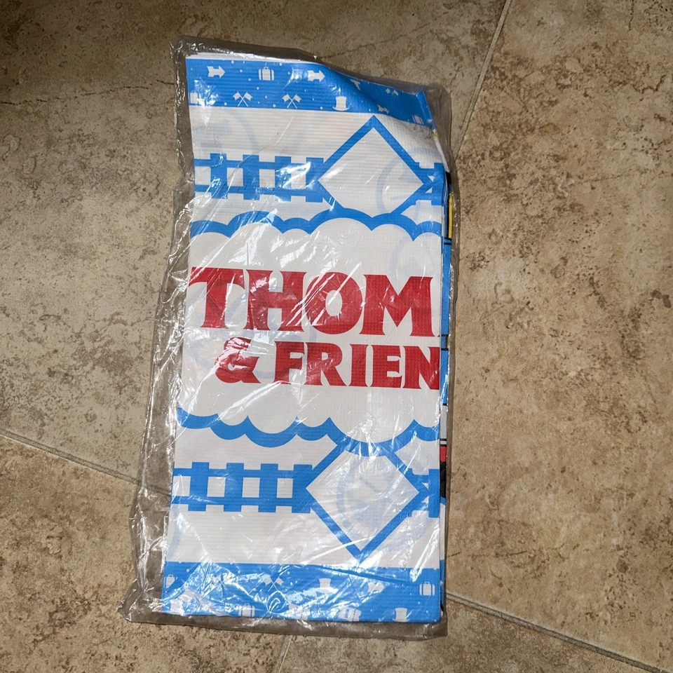 Vintage NOS Thomas & Friends the Tank Train Tablecloth 54” x 89.25  Birthday H5 - Image 2 of 2
