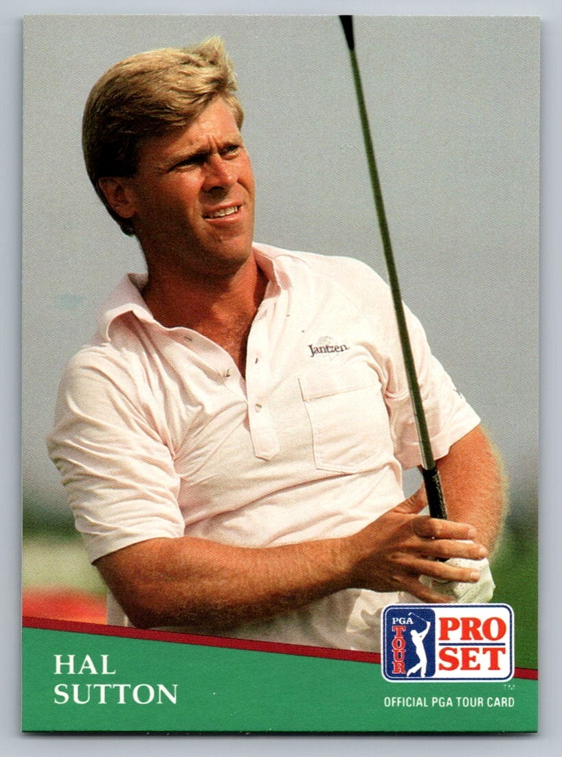 1991 PRO SET GOLF CARD #132 HAL SUTTON