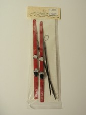 DDollhouse Miniature Amy Robinson Handcrafted Accessories: Winter Ski w/ Poles