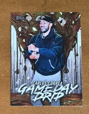 2026 Topps Celebration Carlos Correa Gameday Drip Insert GD-20 Astros