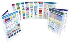 10 Piece Geometry and Measurement Visual Learning Guides Set, 3-6