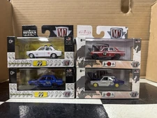 M2 Machines Mooneyes '69 White Datsun Bluebird 1600SSS Lot Of 4