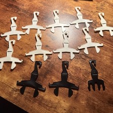 Vintage 1960's Mattel Barbie Ken doll plastic hangers lot of 12