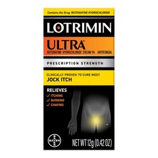 Lotrimin Ultra Jock Itch Cream - Powerful Butenafine Hydrochloride 12g, Multi