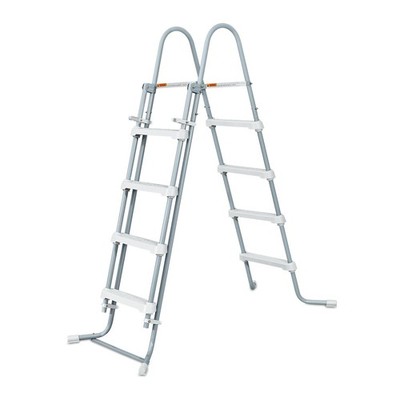 Pool Leiter 4-Stufig Sicherheitsleiter bis 132 cm Höhe