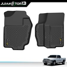 Tpe Front Floor Liner Mats All Weather Fit For 94-02 Dodge Ram 1500 2500 3500