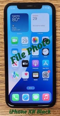 Apple iPhone XR phone - 128GB - Black - 6.1'' - Unlocked - A1984