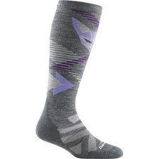 Darn Tough 8012 Gray Women's Juniper Over The Calf Midweight Cushion Socks NEW