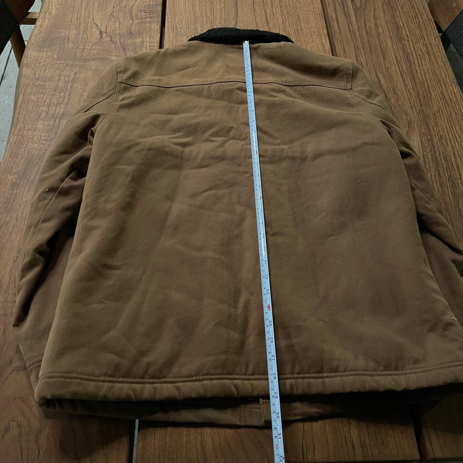 Pendleton Jacket Mens Large Brown Canvas Lined Sn… - image 5