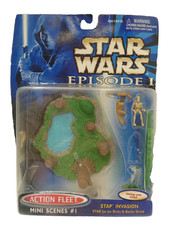 VINTAGE 1998 GALOOB STAR WARS ACTION FLEET STAP INVASION ACTION FIGURES IN BOX