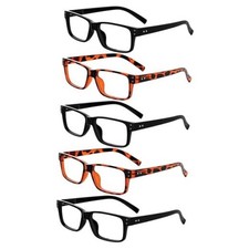 Reading Glases for Women, Readers Men 1.5, 3 Black 3 Black 2 Tortoise 1.5 x