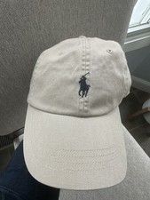 Polo Ralph Lauren Cotton Chino Ball Cap buckled strap Adjustable Curved Brim