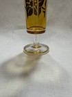 Three colorful vintage poinsettia Collins glasses with gold accent — photo 6