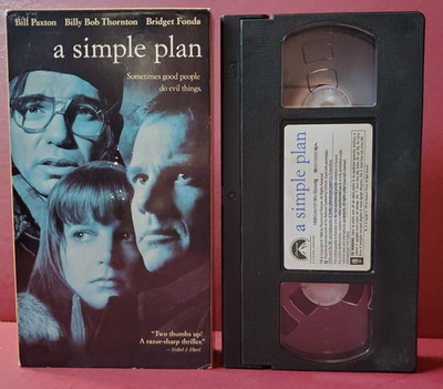 VHS A Simple Plan - Thornton, Paxton, Fonda - Rental *BUY 2 GET 1 FREE*