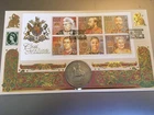 GB STAMPS BENHAM COIN FIRST DAY COVER 1953 CORONATION 5/- CROWN
