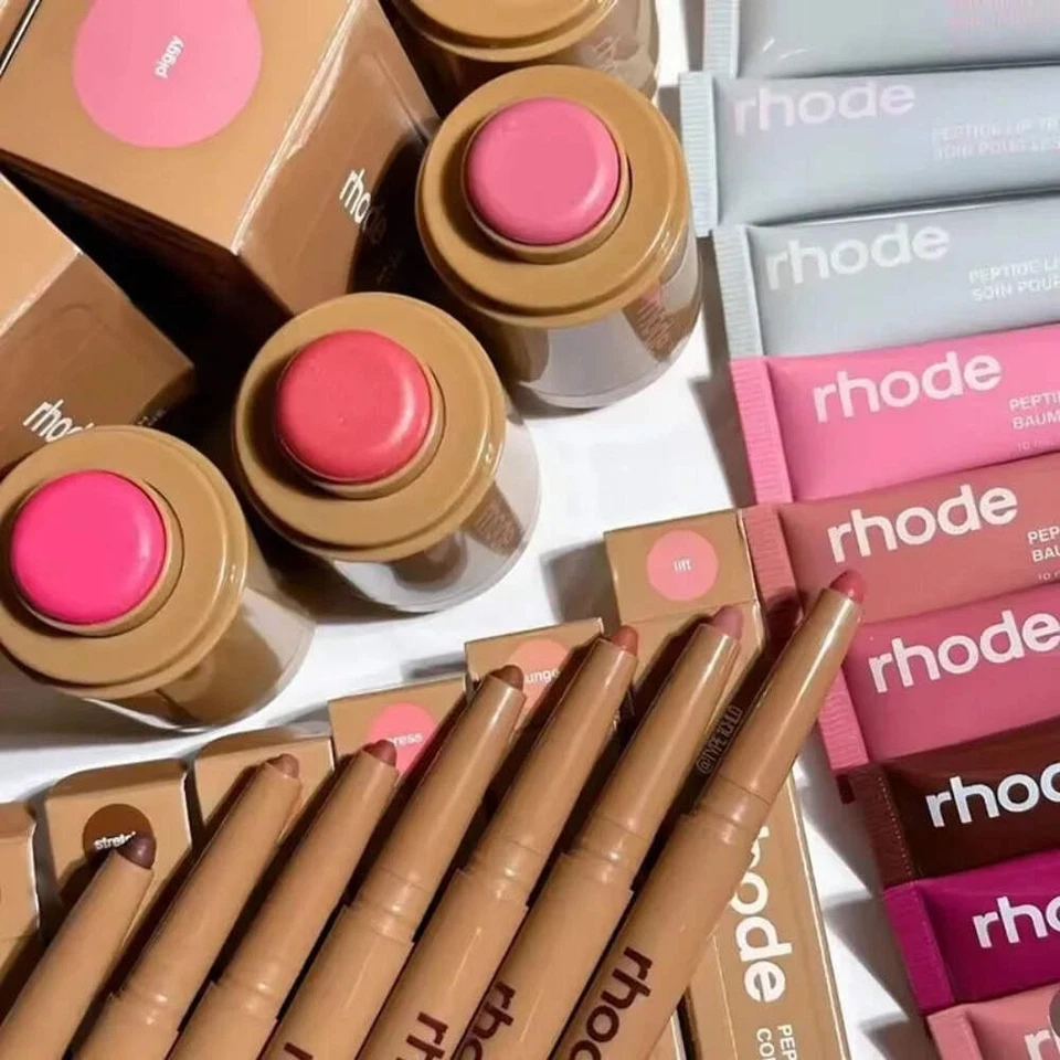 RHODE Cosmetics (Peptide Lip Tint, Peptide Lip Shape Contour Lip Liner, & Pocket - Image 4 of 4