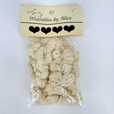 Course String 1 Yard Cream Ivory Doll Making Craft Projects 1993 Vintage