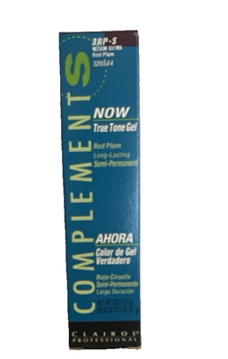 NIB Clairol Complements True Tone Gel Semi-Permanent Color 3RP-S