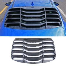 Rear Window Louver Cover Sun Shade Vent For 22-25 Subaru BRZ Toyota GR86 Carbon