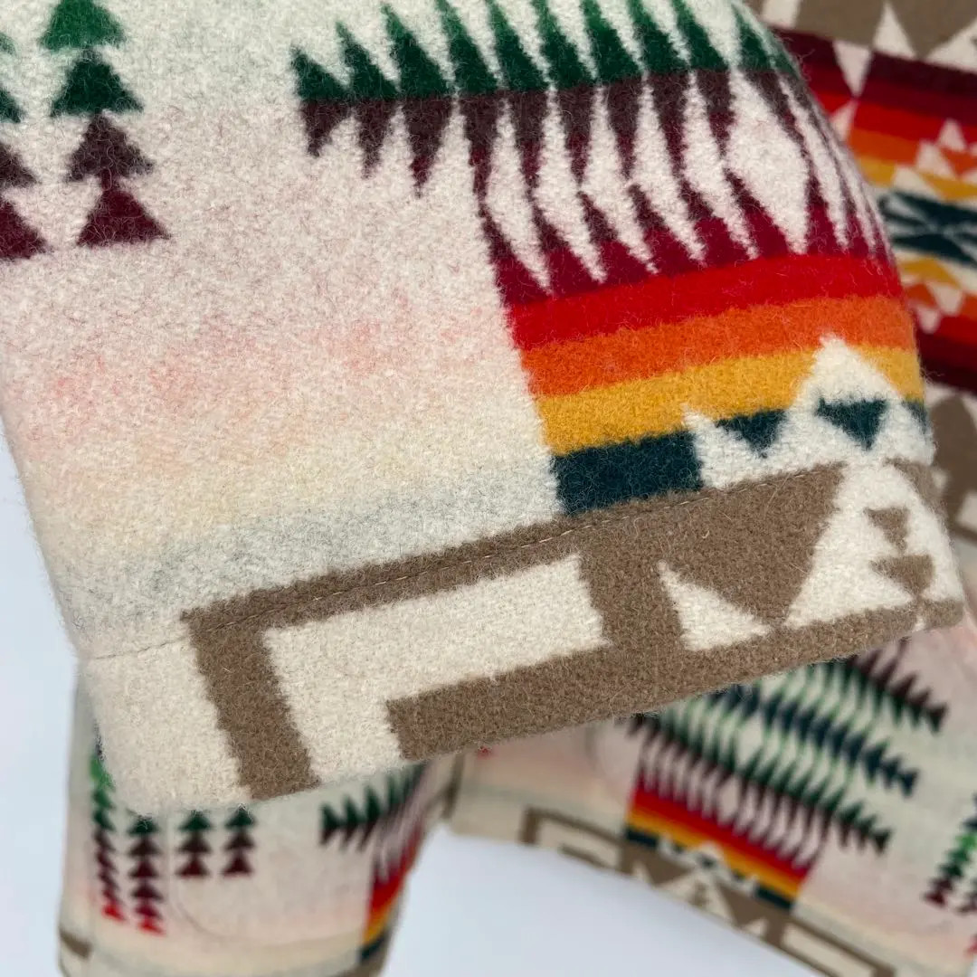 PENDLETON Wool Native Pattern Coat XL Multicolor … - image 9