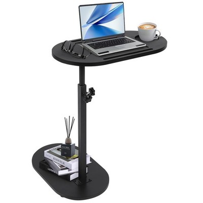 C-förmiger Beistelltisch Holz Beistelltisch höhenverstellbar Sofa Laptop Snacktisch