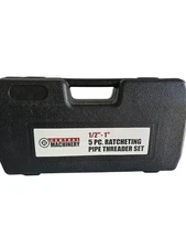 Central Machinery 1/2” - 1” 5 Pc Ratcheting Pipe Threader Set W/ Carrying Case
